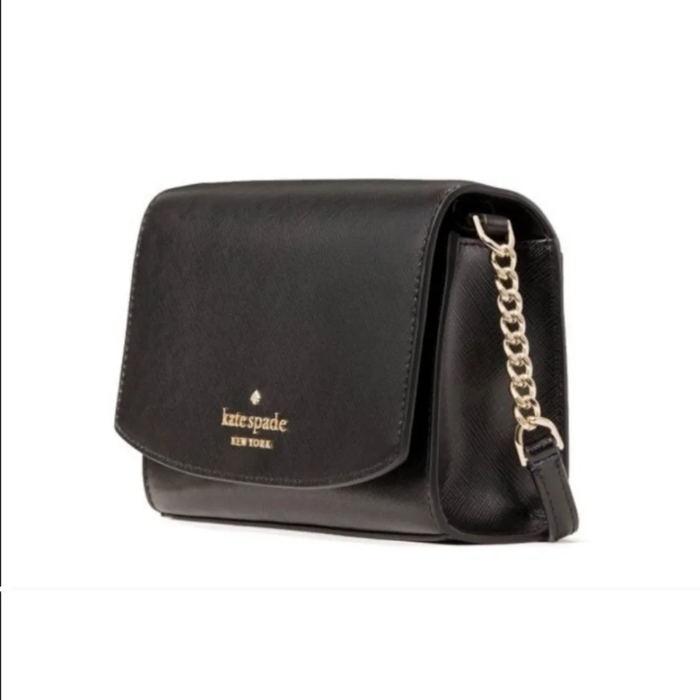 Kate Spade Staci Small Flap Crossbody Black